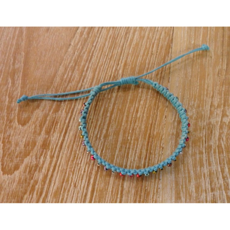 Bracelet perlita bleu