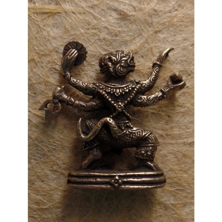 Miniature argentée Hanuman