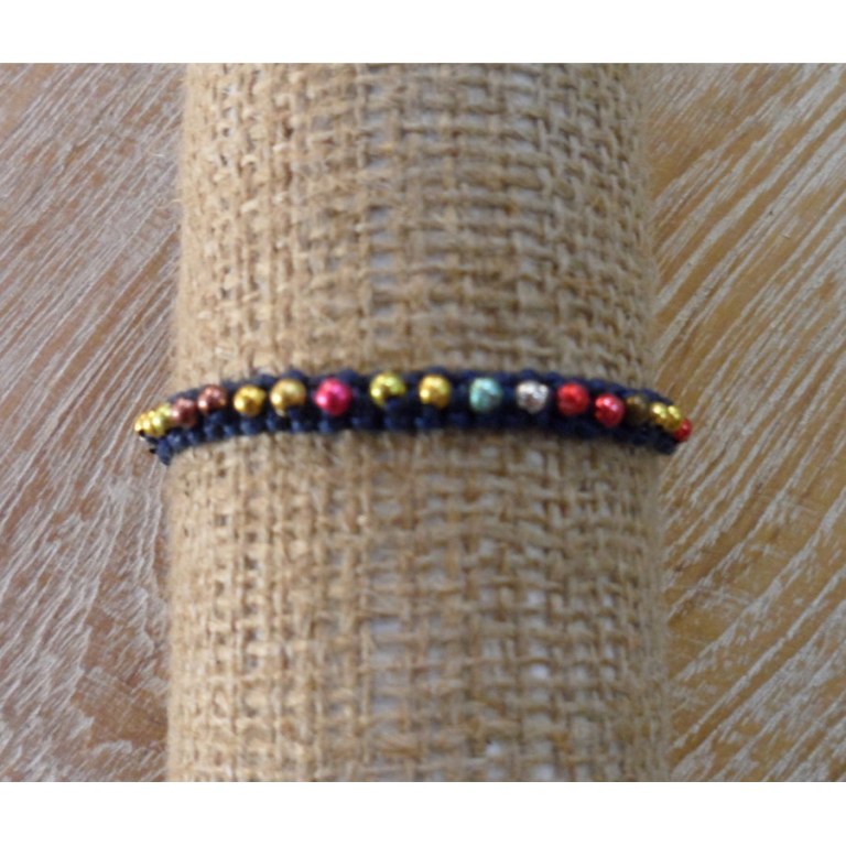 Bracelet perlita noir