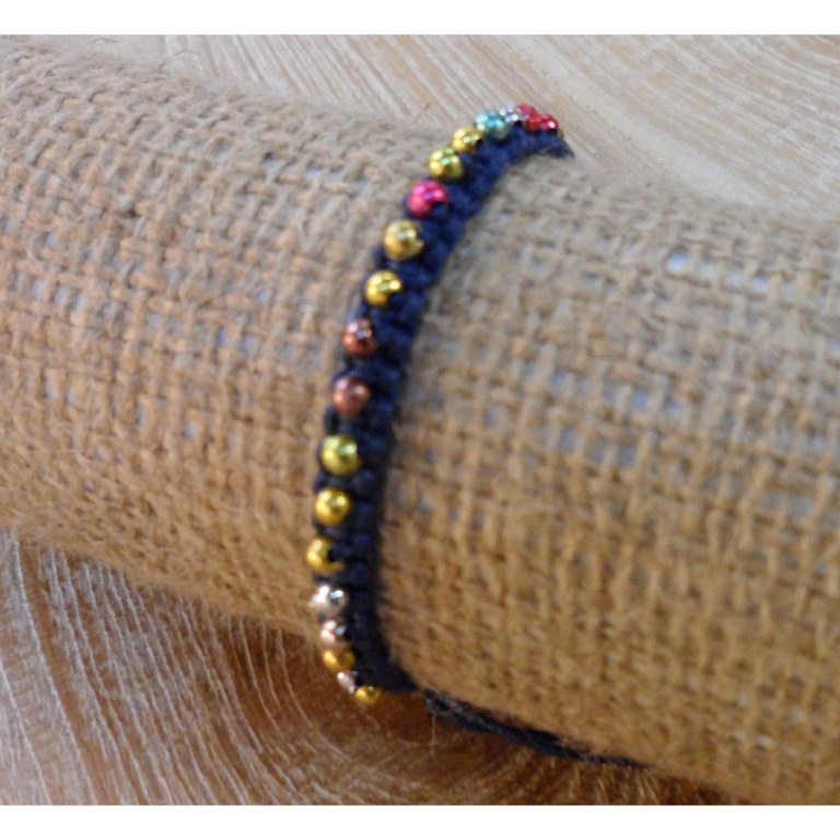 Bracelet perlita noir