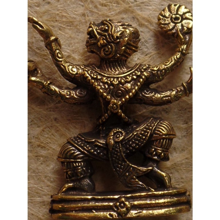 Miniature dorée Hanuman
