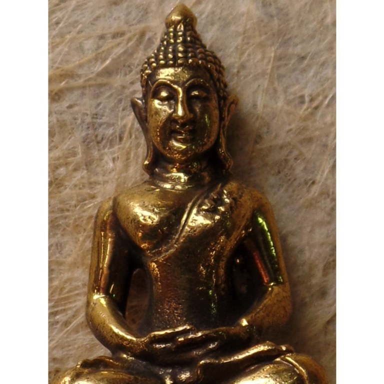 Miniature Bouddha méditatif couleur dorée