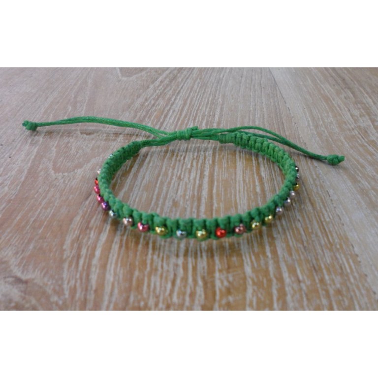 Bracelet perlita vert