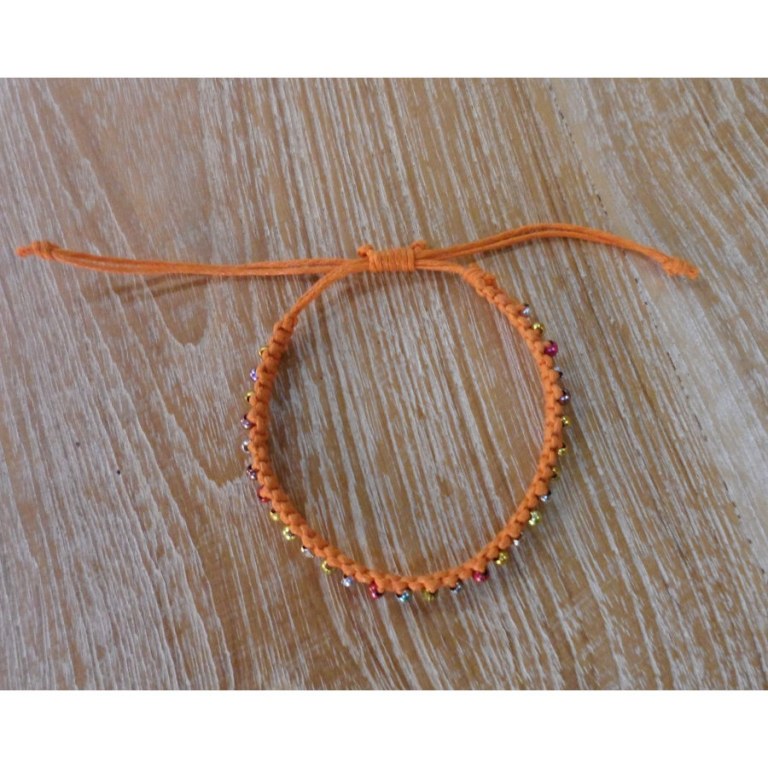 Bracelet perlita orange