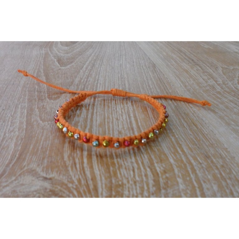 Bracelet perlita orange