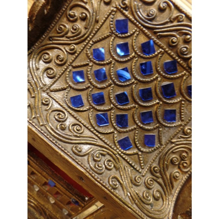Temple thaïlandais tuile bleue