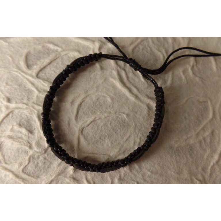 Bracelet sempit cuir coton 9