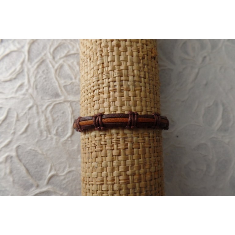 Bracelet sempit cuir coton 10