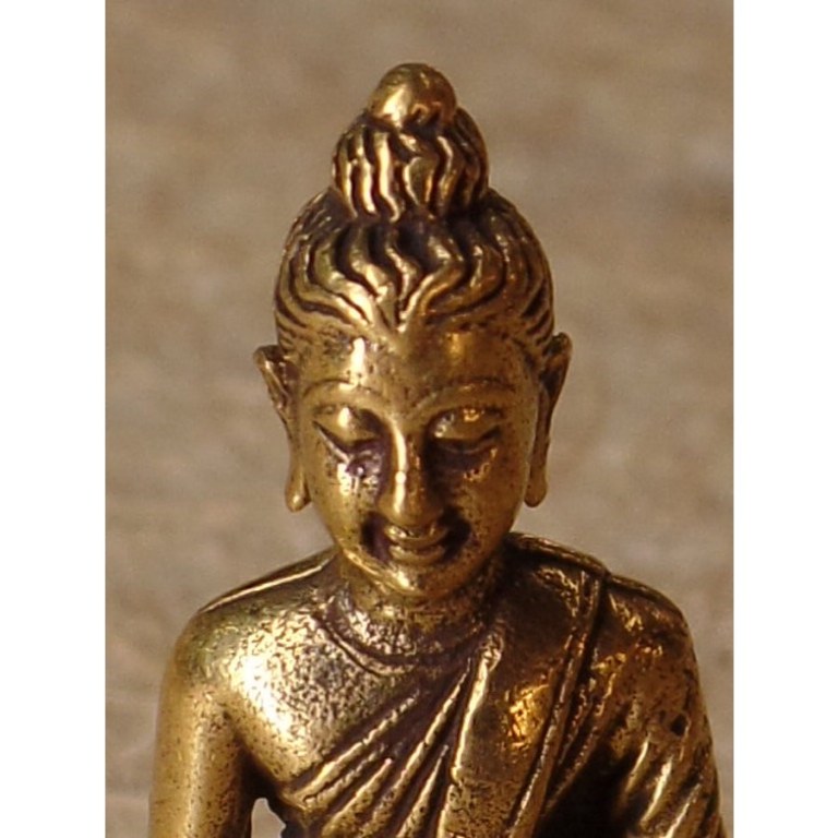 Miniature dorée Bouddha Amitabha