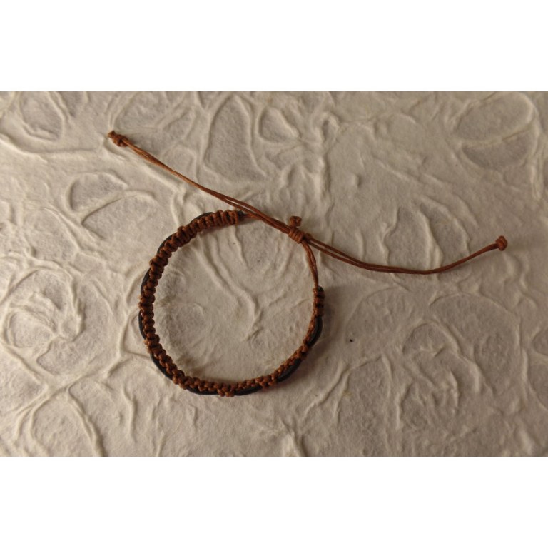 Bracelet sempit cuir coton 11