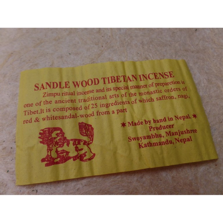 Encens tibétain sandalwood