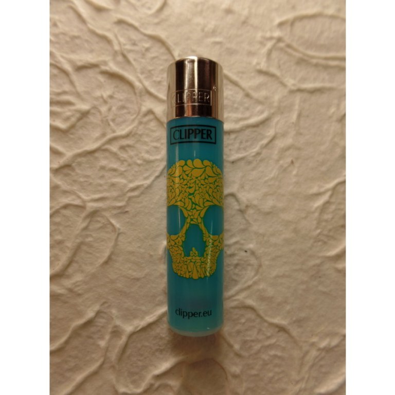 Briquet skull bleu/jaune