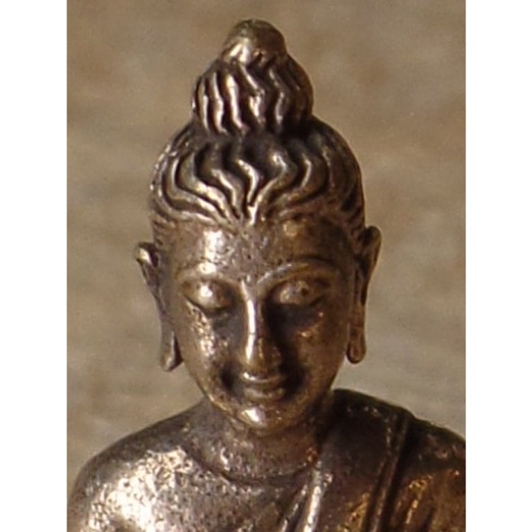 Miniature argentée Bouddha Amitabha