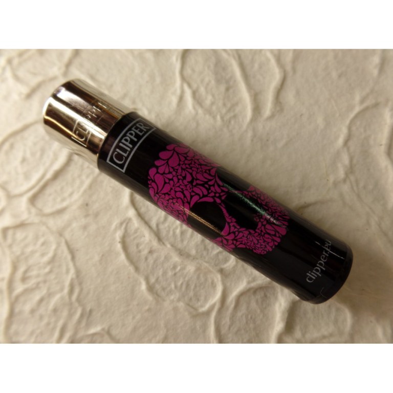 Briquet skull noir/rose