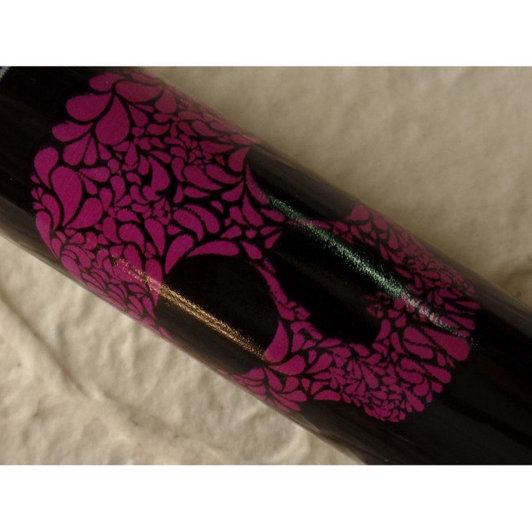 Briquet skull noir/rose