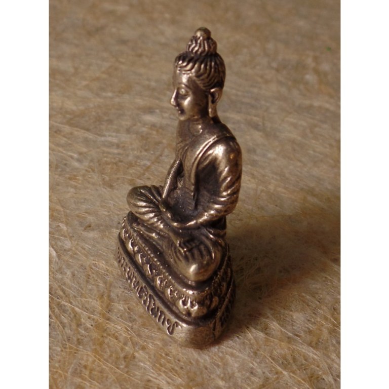 Miniature argentée Bouddha Amitabha