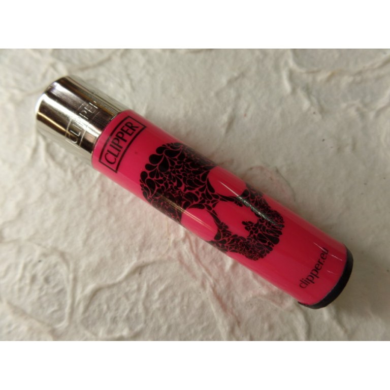 Briquet skull rose/noir