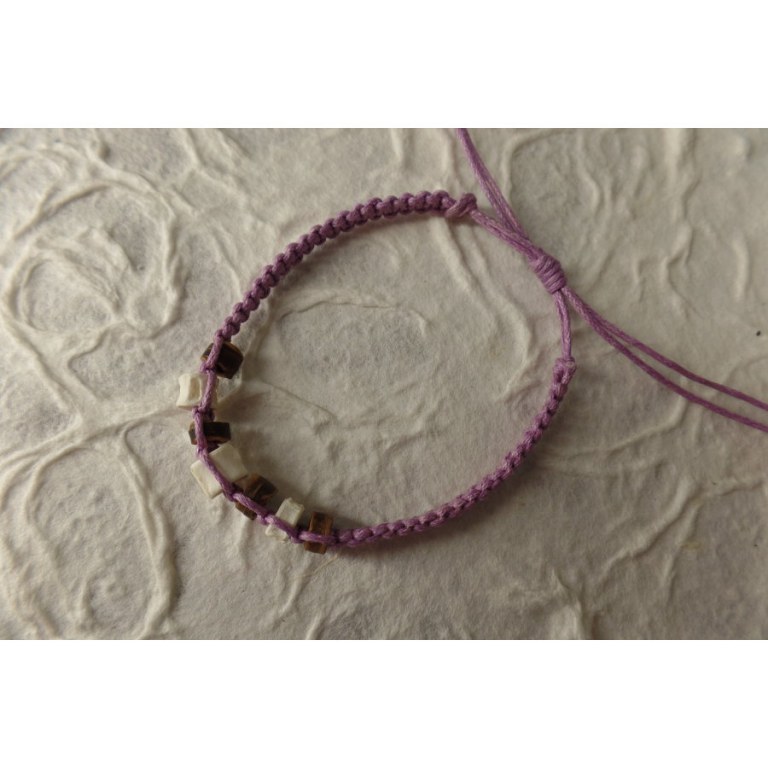 Bracelet mauve