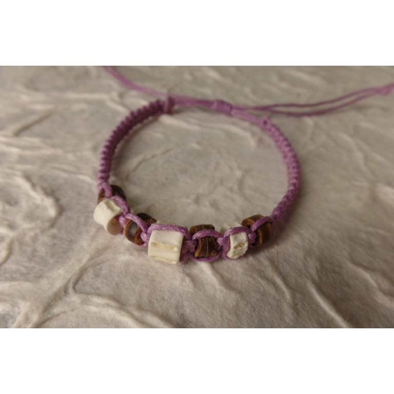 Bracelet mauve