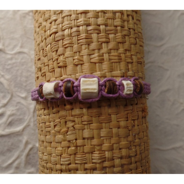 Bracelet mauve