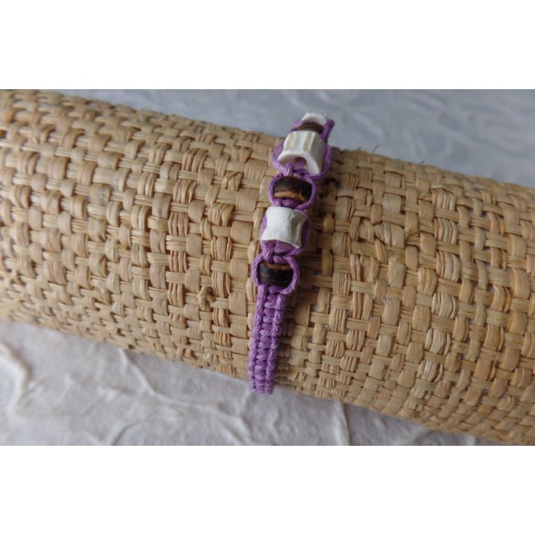 Bracelet mauve