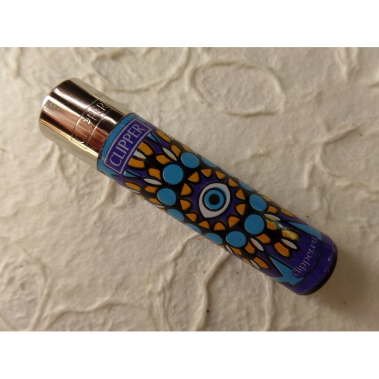 Briquet mandala eyes violet