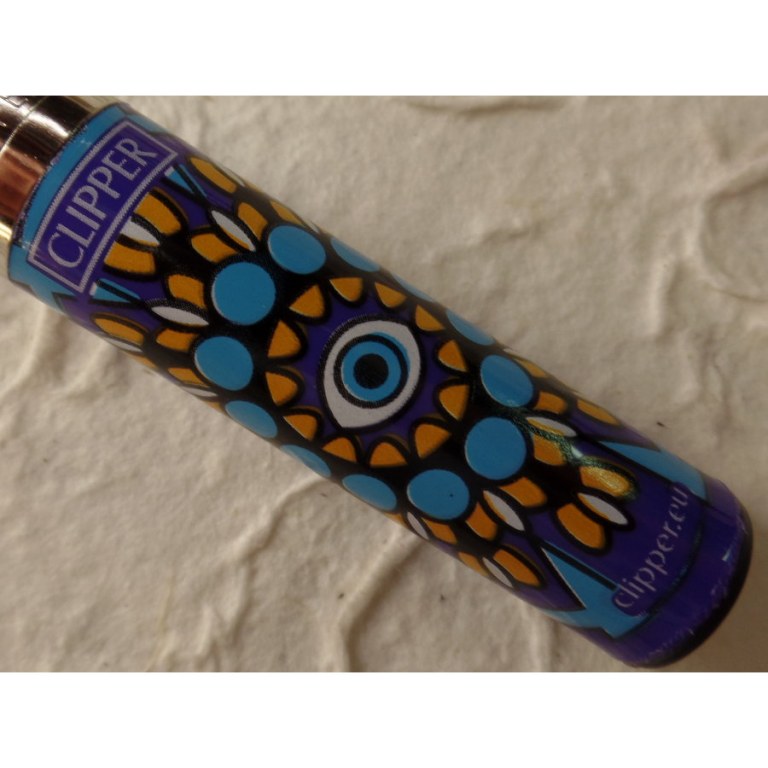 Briquet mandala eyes violet