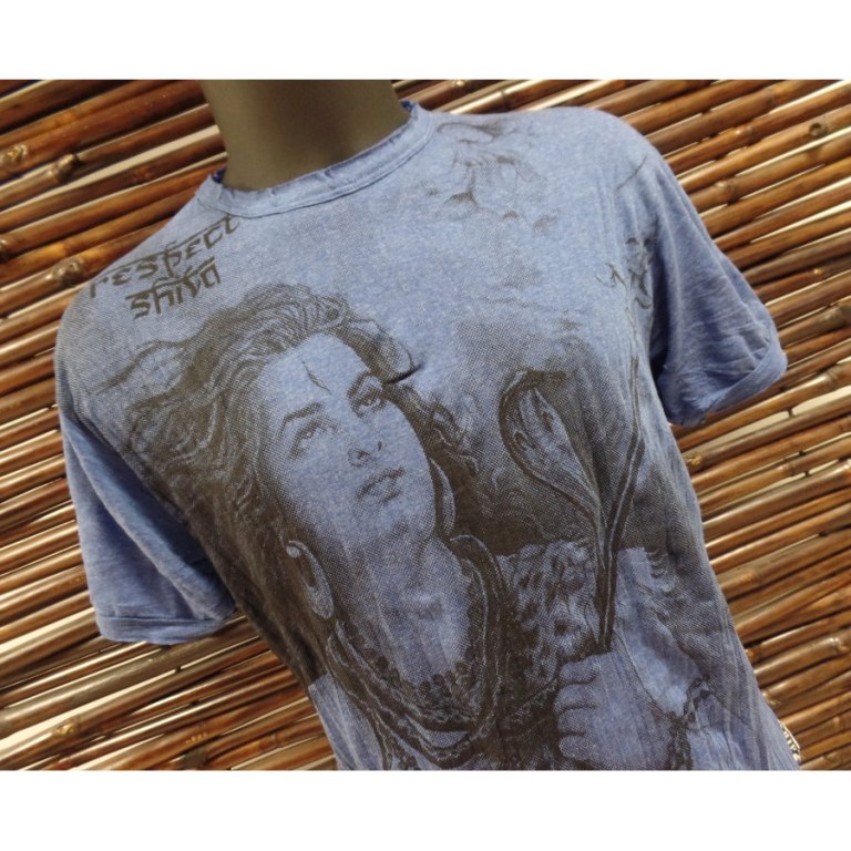 Tee shirt bleu foncé Shiva