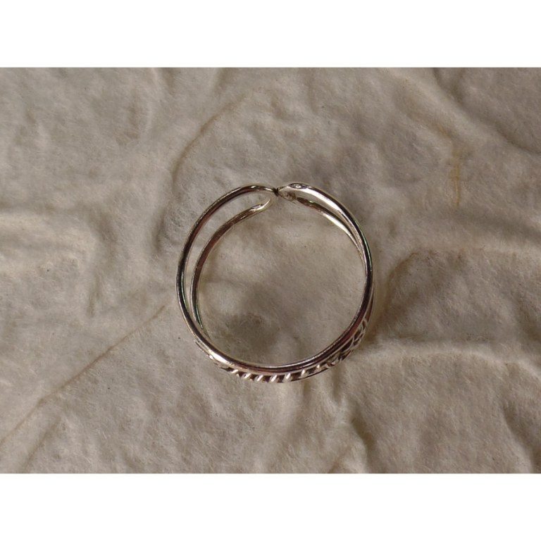 Bague d'orteil volute torse