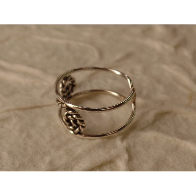 Bague d'orteil volute torse