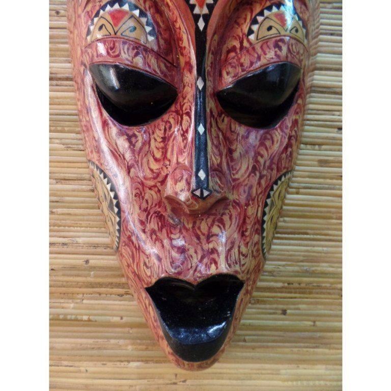 Masque les salamandres Lombok marron/rouge