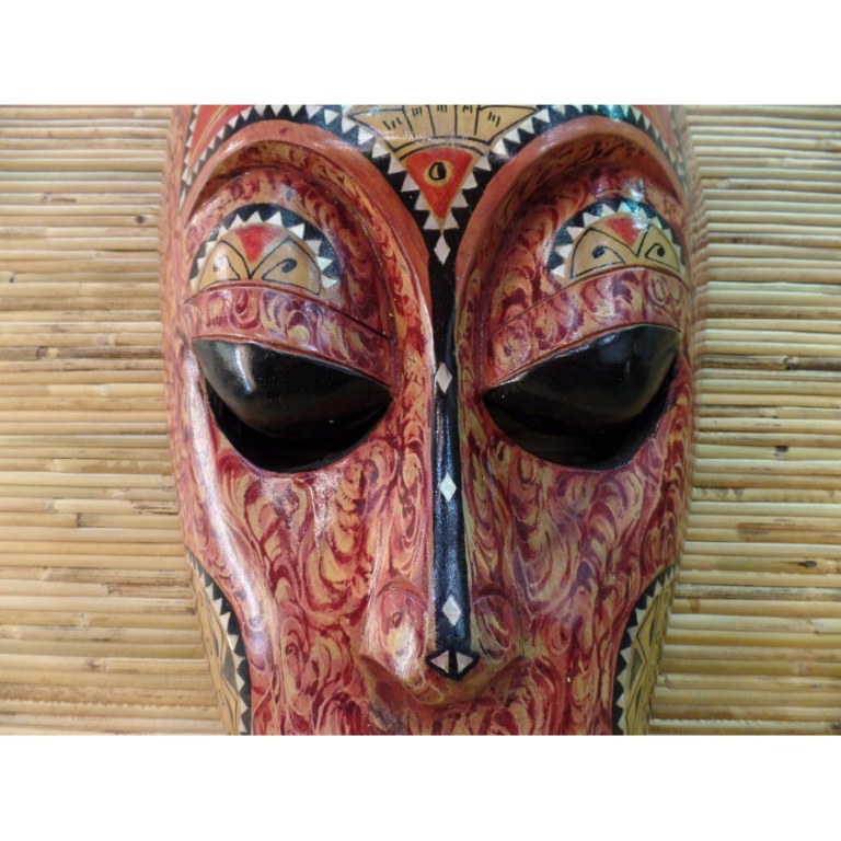 Masque les salamandres Lombok marron/rouge