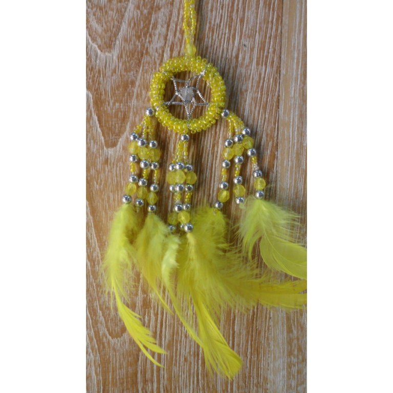 Dreamcatcher jaune mini Aat 