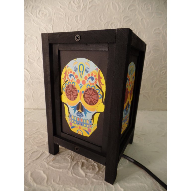 Lampe tête de mort Santa muerte 2