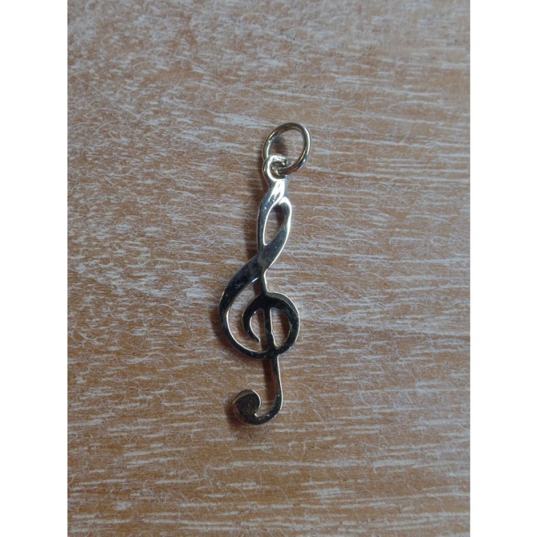 Pendentif clé de sol