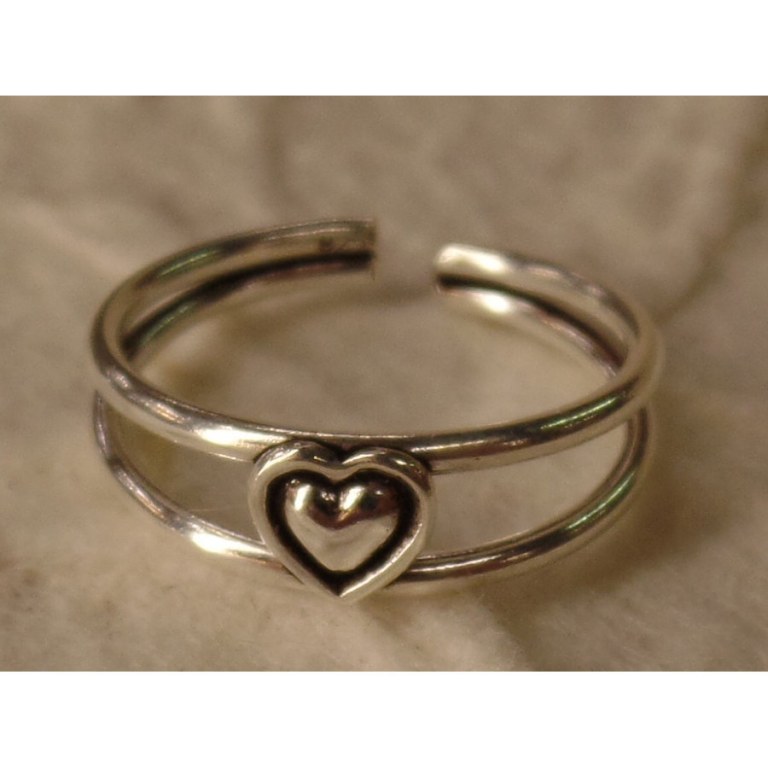 Bague d'orteil coeur