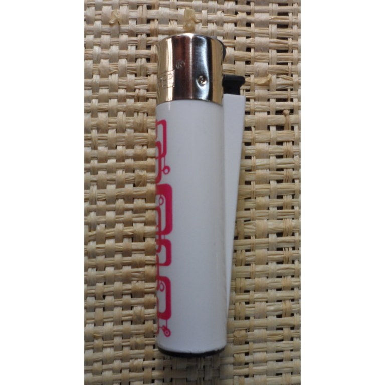 Briquet blanc/rose seventies