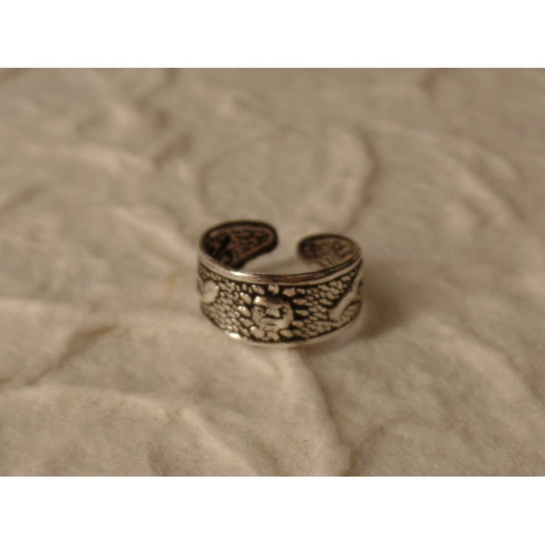 Bague d'orteil argent soleil