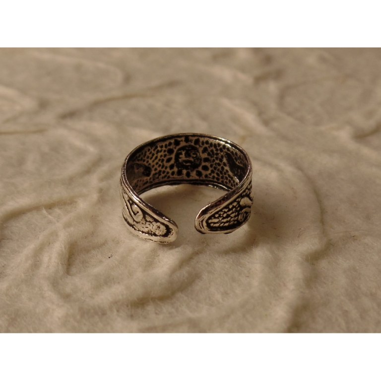 Bague d'orteil argent soleil