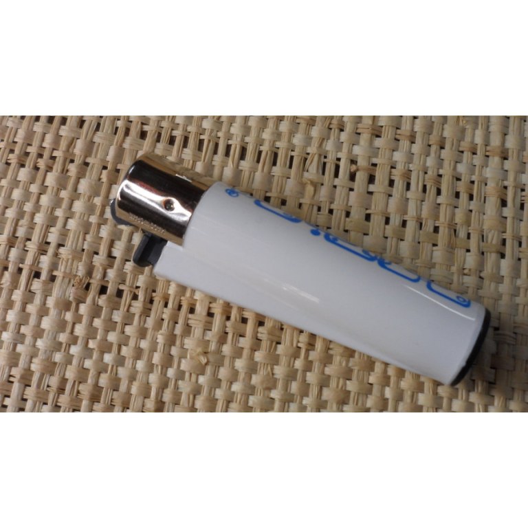 Briquet blanc/bleu seventies