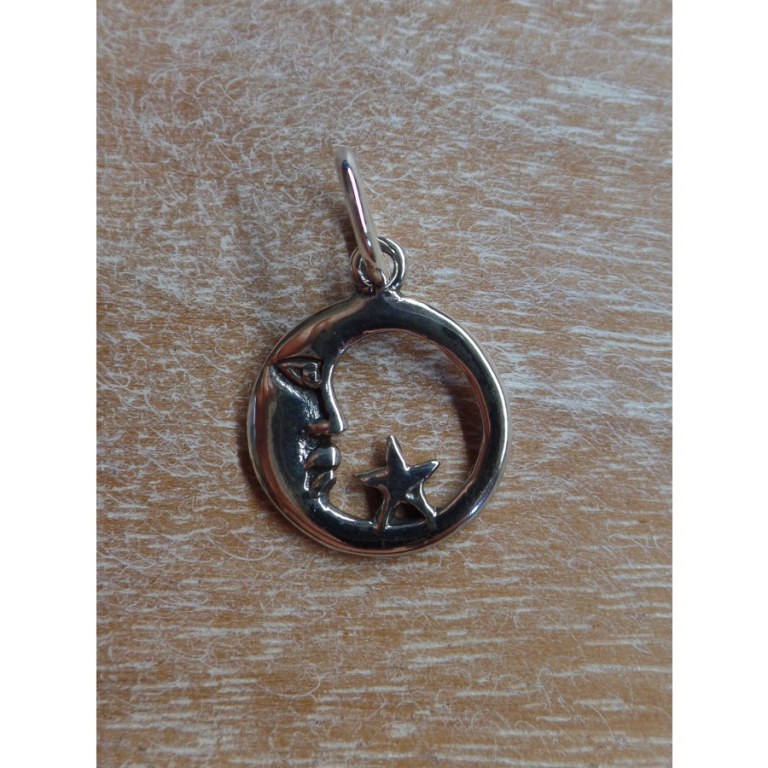 Pendentif la lune et l'éoile