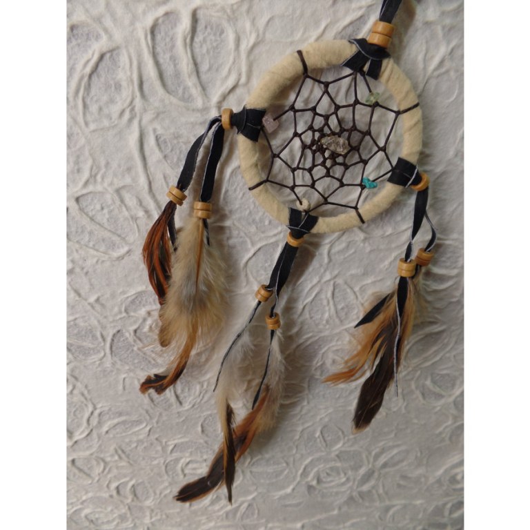 Petit dreamcatcher yaki beige