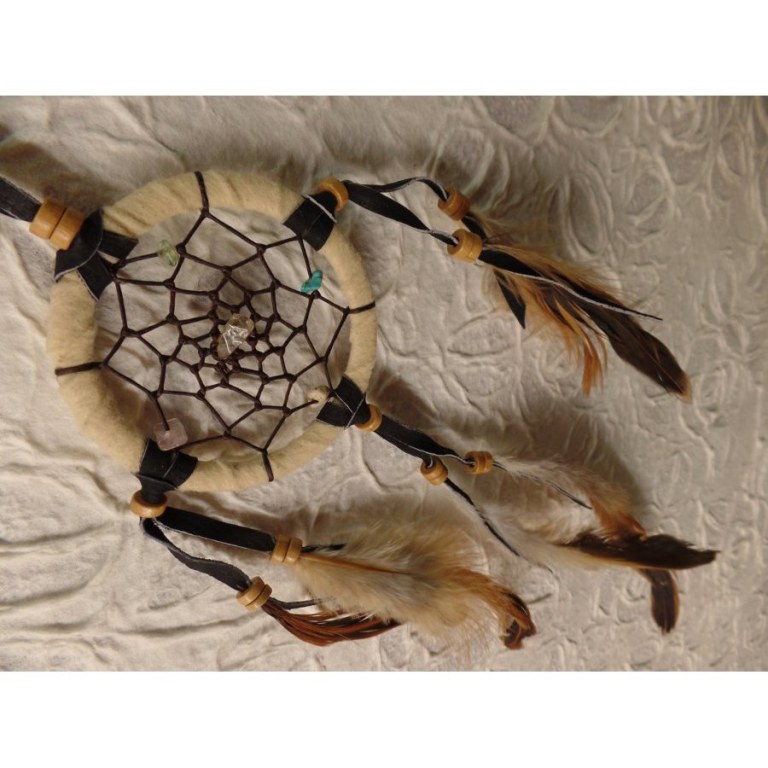 Petit dreamcatcher yaki beige