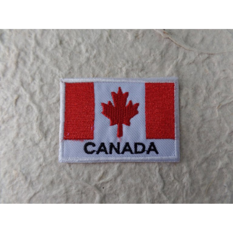 Ecusson drapeau Canada