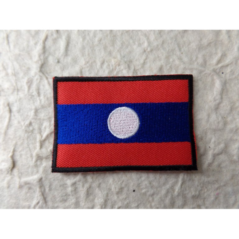 Ecusson drapeau Laos