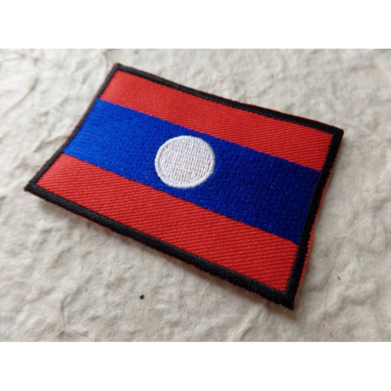 Ecusson drapeau Laos