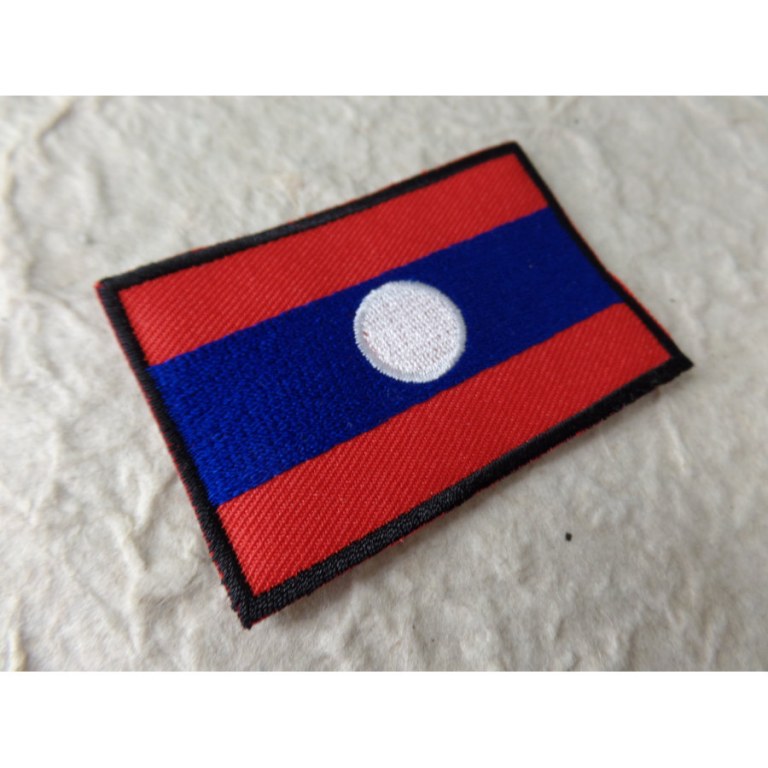 Ecusson drapeau Laos