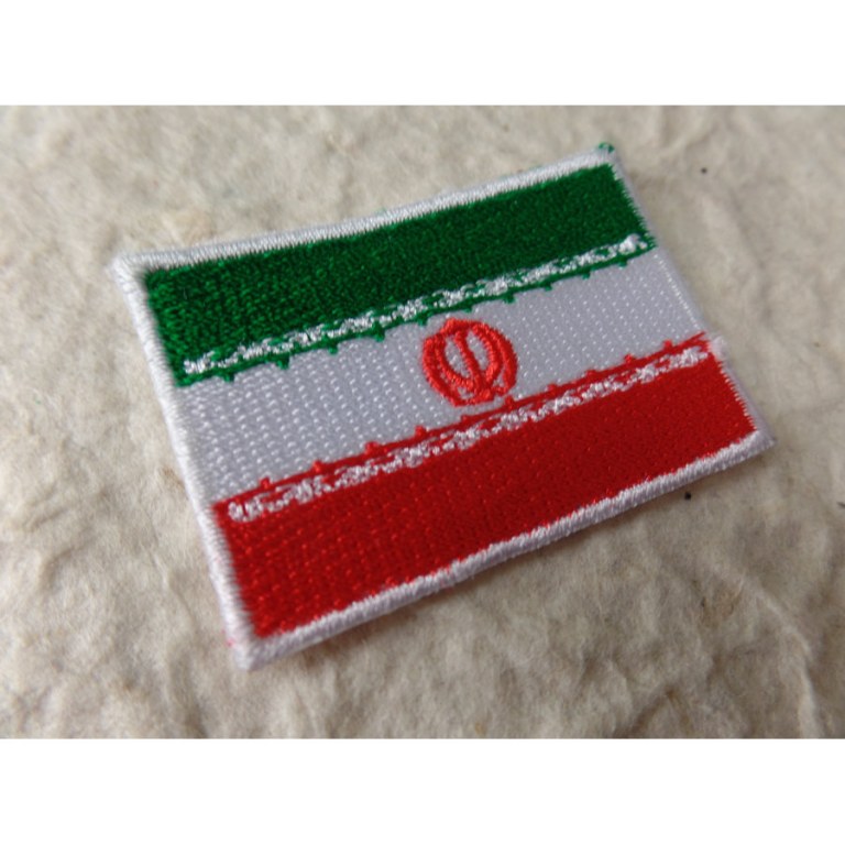 Ecusson drapeau Iran