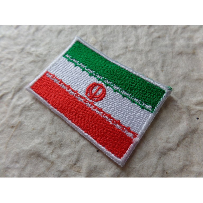 Ecusson drapeau Iran