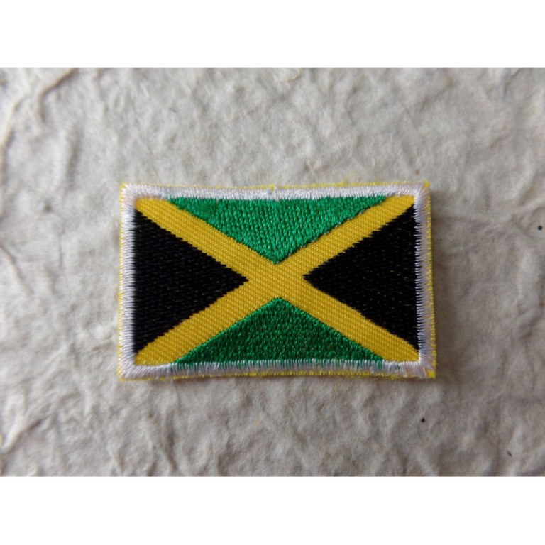 Ecusson drapeau Jamaïque